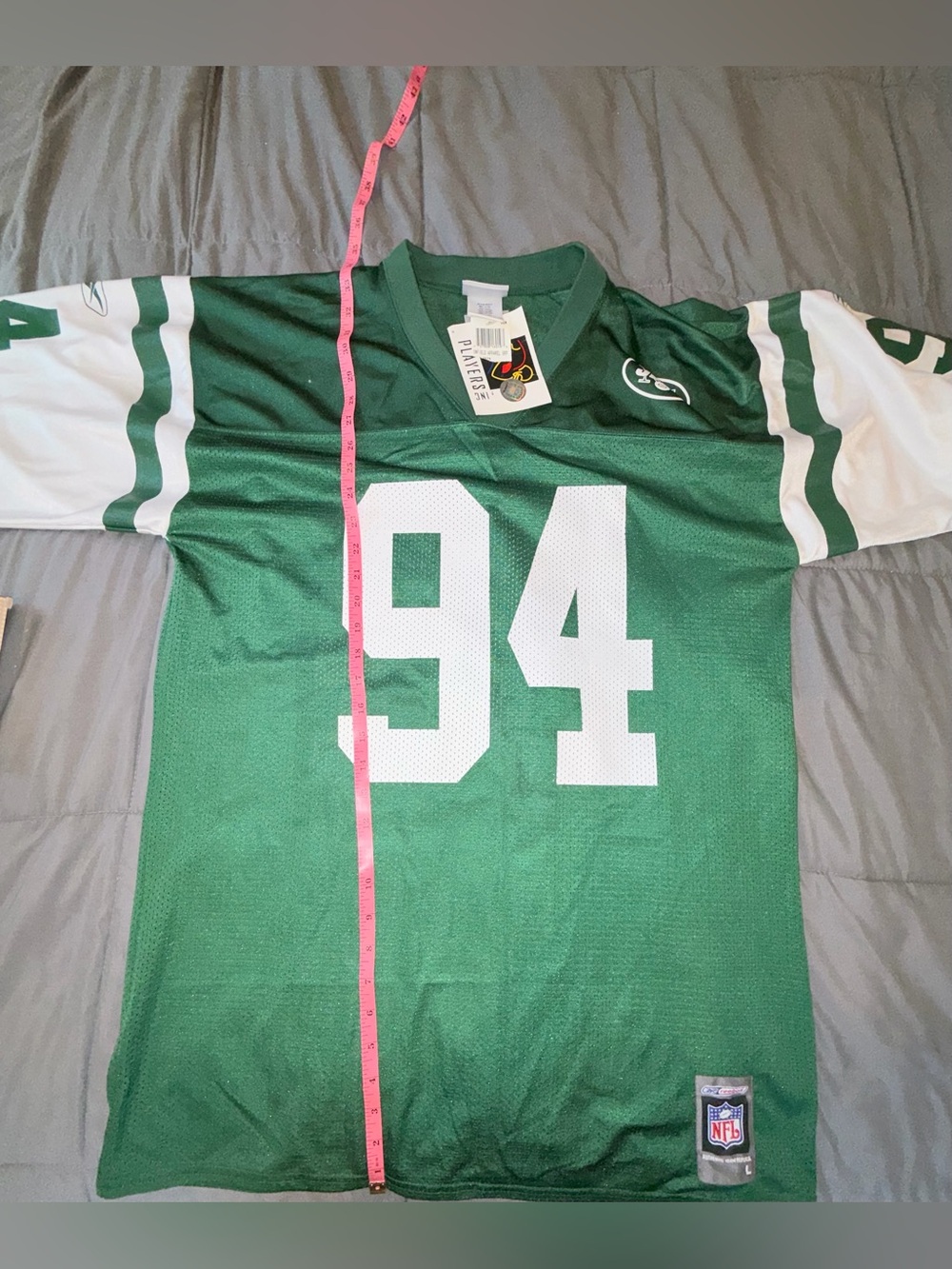 Vintage Reebok New York Jets John Abraham #94 NFL Jersey NWT Large Y2K - Picture 5 of 6